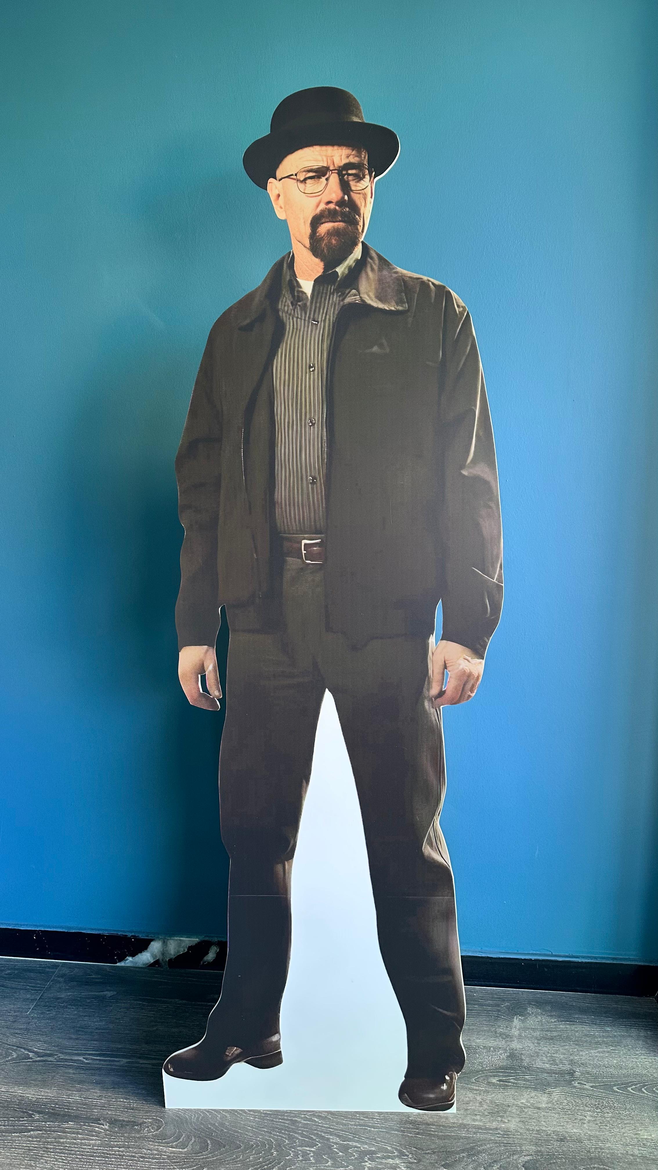 Heisenberg Cardboard Cutout Model Breaking Bad Movie Character Mockup Figure Model